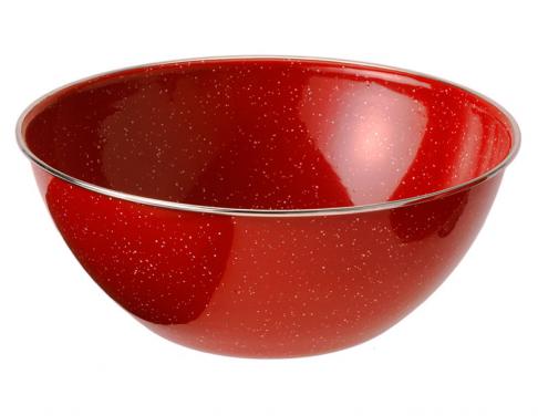 Mixing Bowl Stainless Rim 9.75”