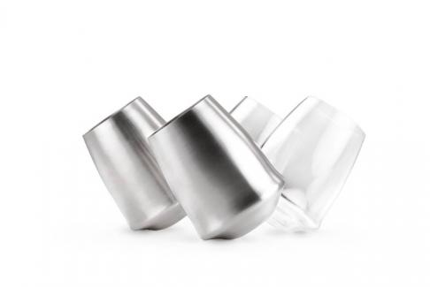 Glacier Stainless Stemless Wine Glass